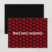 [Kanji] Klassieke brief strijd om bg patten Briefkaart (Voorkant / Achterkant)