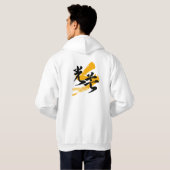 Kanji Kobo/Light Beam Japanese Calligraphy Hoodie (Achterkant volledig)