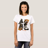 Kanji Koi Fish Dragon T-shirt (Voorkant volledig)