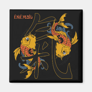 Kanji Koi Fish Energy Magneet