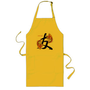 Kanji Koi Fish Friend Lang Schort