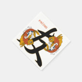 Kanji Koi Fish Friend Servetten (Hoek)