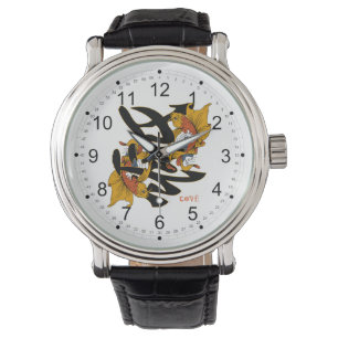 Kanji Koi Fish Love Horloge