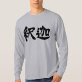 [Kanji] Lange hoes van Sakyamuni T-shirt (Voorkant)