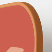 Kanji Love aangepaste tekst & kleur Pickleball Paddle (Links Detail)