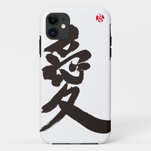 [Kanji] Love Case-Mate iPhone Case (Achterkant)