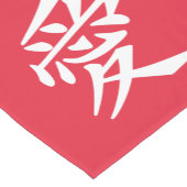 Kanji Love custom color table runner Korte Tafelloper (Hoek)