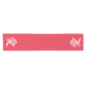 Kanji Love custom color table runner Korte Tafelloper (Horizontaal)