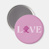 Kanji Love magnet (Voorkant / Achterkant)