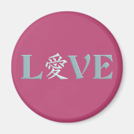 Kanji Love magnet