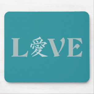 Kanji Love mousepad Muismat