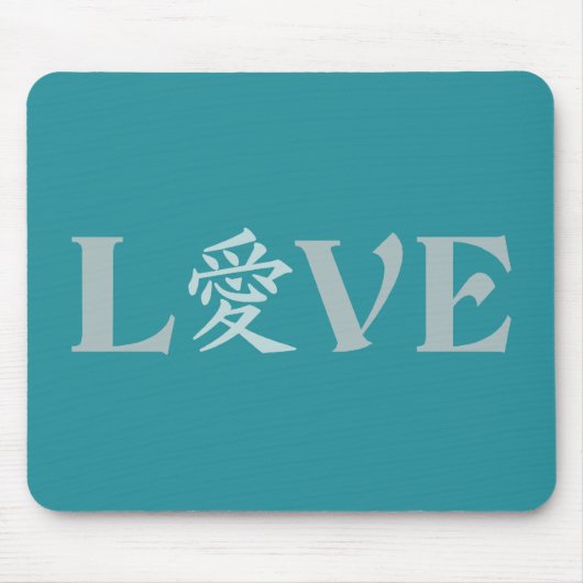 Kanji Love mousepad Muismat (Voorkant)