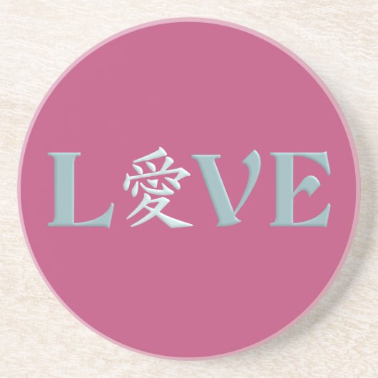 Kanji Love onderzetter (Voorkant)