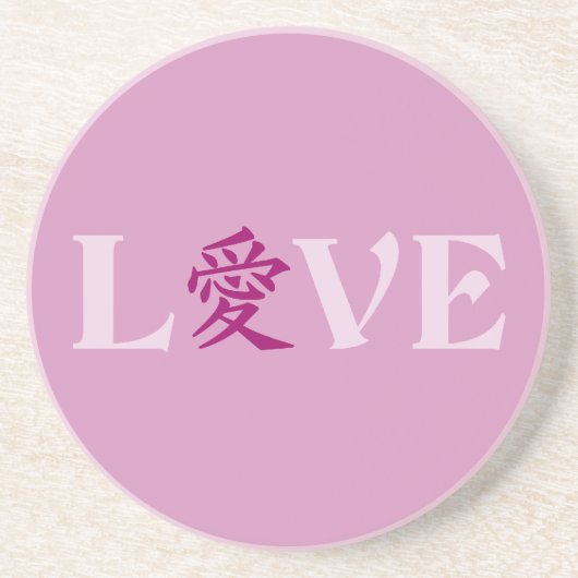 Kanji Love onderzetter (Voorkant)
