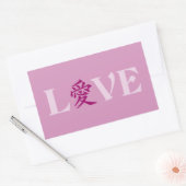 Kanji Love stickers (Envelop)