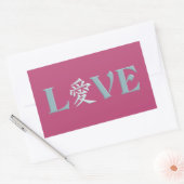 Kanji Love stickers (Envelop)