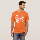 [Kanji] mandarijn sinaasappel (witte letters) T-shirt (Voorkant volledig)