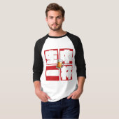 [kanji] namachu-ippai -When ordering draft beer- T-shirt (Voorkant volledig)