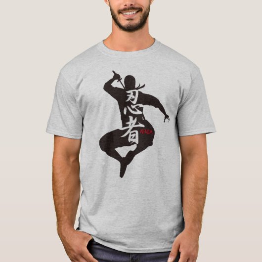 kanji,NINJA T-shirt (Voorkant)