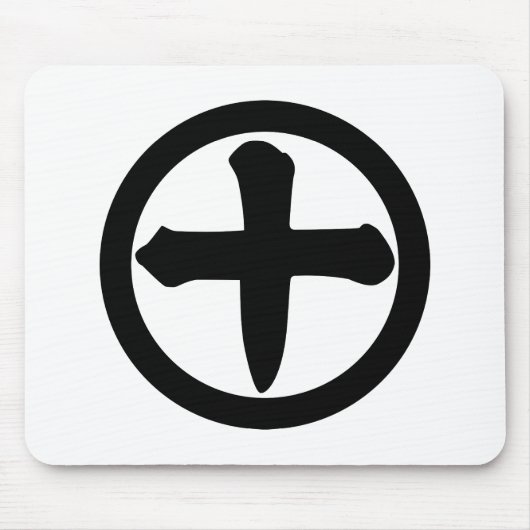 Kanji numeral ten in cirkel muismat (Voorkant)