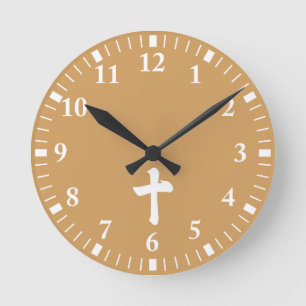 Kanji numeral ten ronde klok