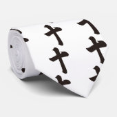 Kanji numeral ten stropdas (Opgerold)