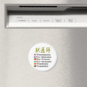 Kanji Occupational Title [Veterinarian] Magneet (Insitu (Vaatwasser))