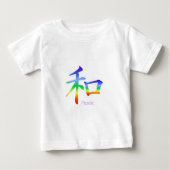 Kanji Peace Symbol in Chakra Colors (Voorkant)