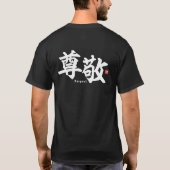 Kanji - Respect - T-shirt (Achterkant)