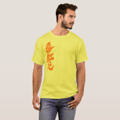[Kanji] saffron T-shirt (Voorkant volledig)