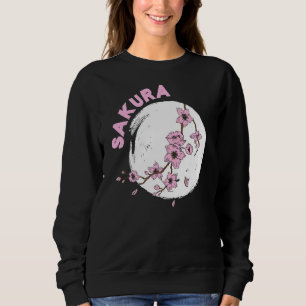 Kanji Sakura Japanse Cherry Flower Blossom Pink S. Trui
