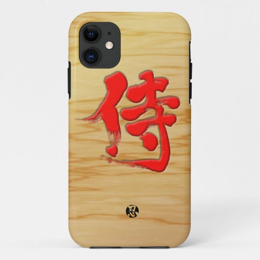 [Kanji] Samurai-bordstijl Case-Mate iPhone Case (Achterkant)
