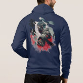 Kanji Samurai Goki Hoodie (Achterkant)