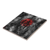 Kanji Samurai Grunge 2 Tegeltje (Zijkant)