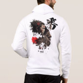 Kanji Samurai Ichiban Hoodie (Achterkant)