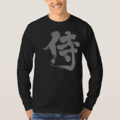 [Kanji] Samurai lange mouwen T-shirt (Voorkant)