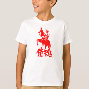[Kanji] Samurai spirit 3 met rode klar T-shirt