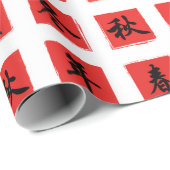 Kanji Seasons Cadeaupapier (Rol Hoek)