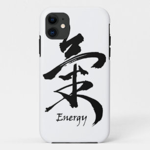 Kanji Symbol ENERGY of CHI Asian Calligraphy iPhone 11 Hoesje