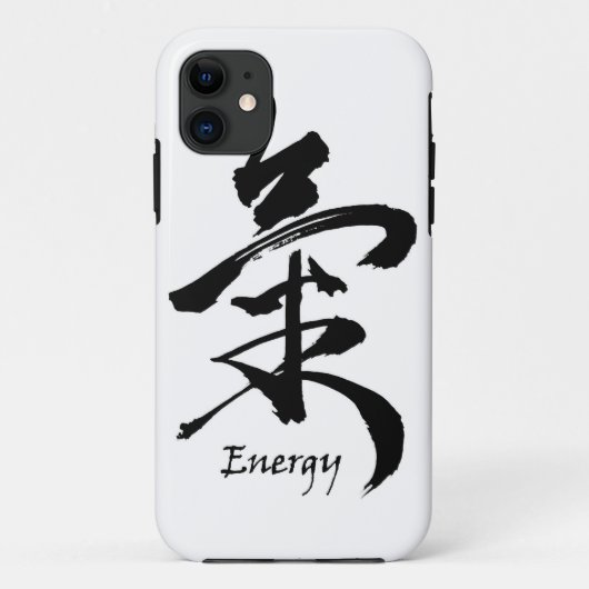 Kanji Symbol ENERGY of CHI Asian Calligraphy Case-Mate iPhone Case (Achterkant)