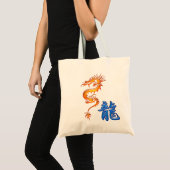 KANJI-symbool voor DRAGON Asian-style Bags Tote Bag (Voorkant (product))