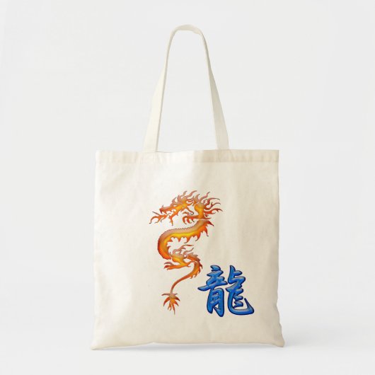 KANJI-symbool voor DRAGON Asian-style Bags Tote Bag (Voorkant)