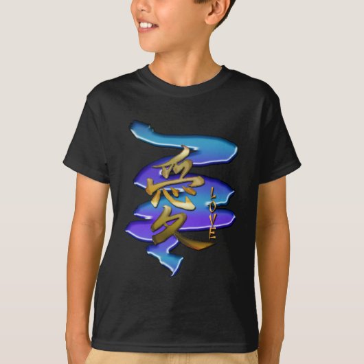 KANJI-symbool voor LOVE-reeks T-shirt (Voorkant)