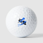 Kanji Taishi/Ambition Japanese Calligraphy Golfballen (Voorkant)