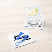 Kanji Taishi/Ambition Japanese Calligraphy Kartonnen Onderzetters (Insitu)