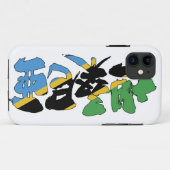 [Kanji] Tanzania Case-Mate iPhone Case (Achterkant (horizontaal))