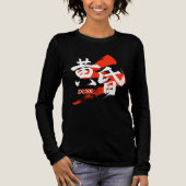 Kanji Tasogare/Dusk Japanese Calligraphy Tri-Blend Shirt (Voorkant)
