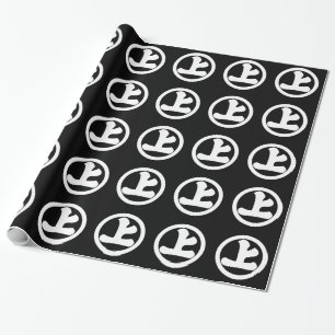 Kanji-teken Jo in cirkel Cadeaupapier
