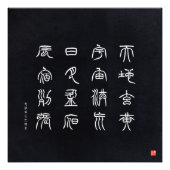 kanji - Thousand Character Classic - Foto Afdruk (Voorkant)