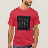 kanji - Thousand Character Classic - T-shirt (Voorkant)